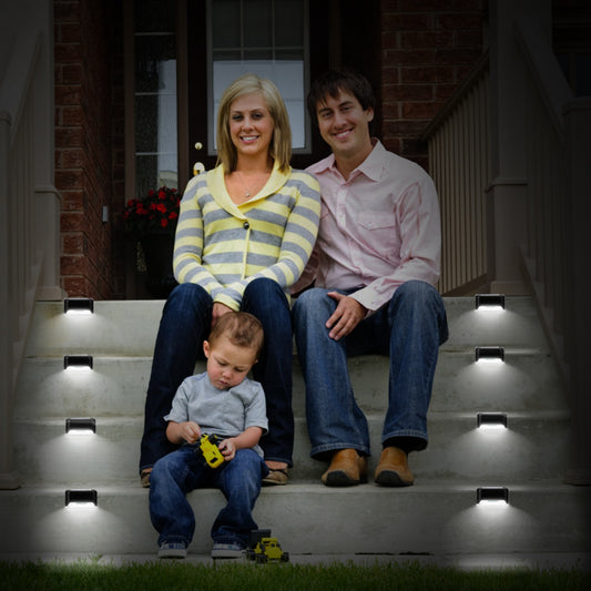 Solar Pathway Lights 4-Pack – Waterproof Outdoor Garden & Step Lighting