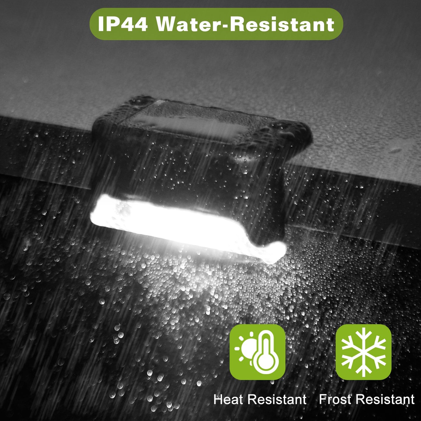 Solar Pathway Lights 4-Pack – Waterproof Outdoor Garden & Step Lighting