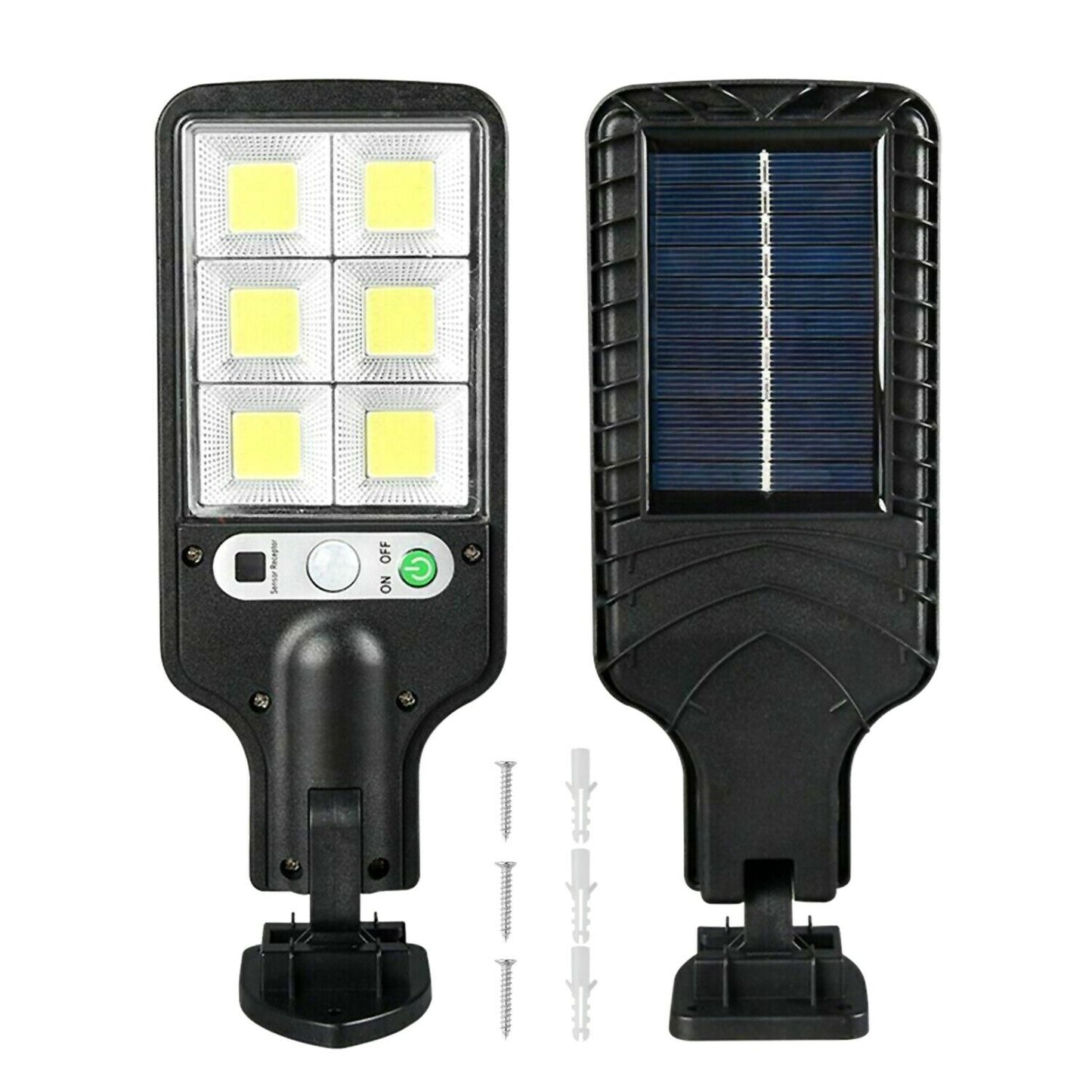 72 COB LED Solar Motion Sensor Wall Light – Outdoor Security Lighting